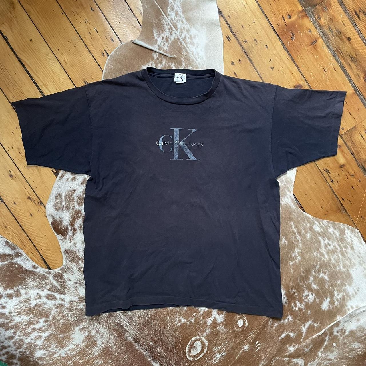 ‘90s single stitch Calvin Klein Jeans T-shirt | Navy...