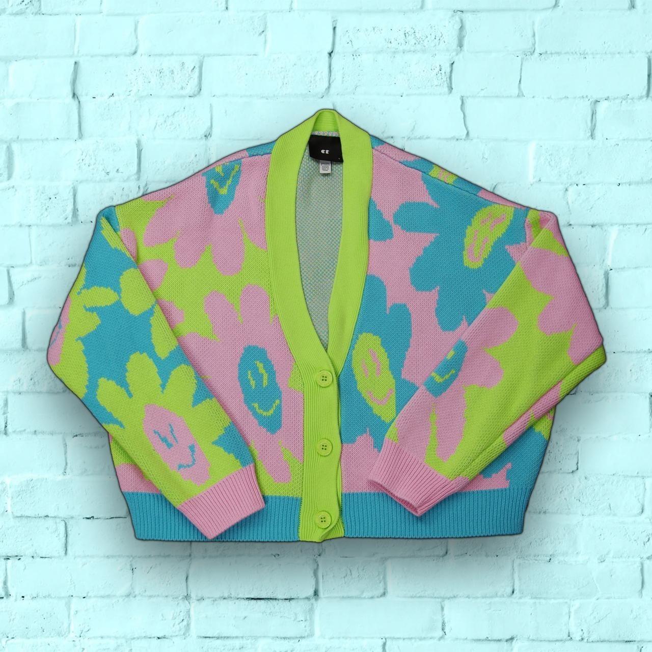 Lazy oaf cheap flower cardigan