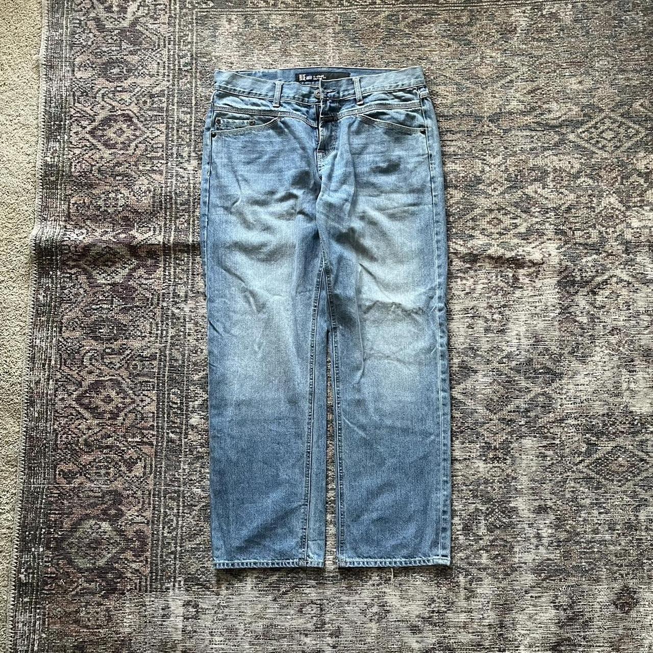 Marithe Francois Girbaud blue x edge relaxed fit | Depop
