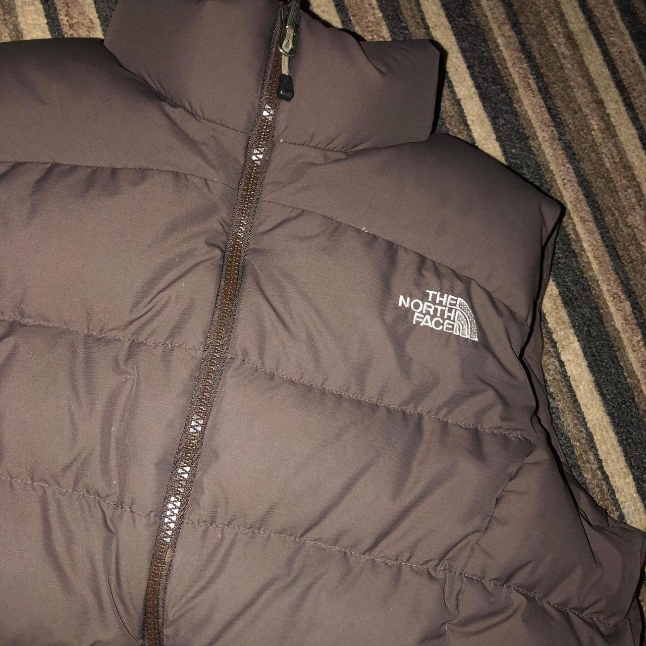 most stun brown north face gilet size medium! love... - Depop