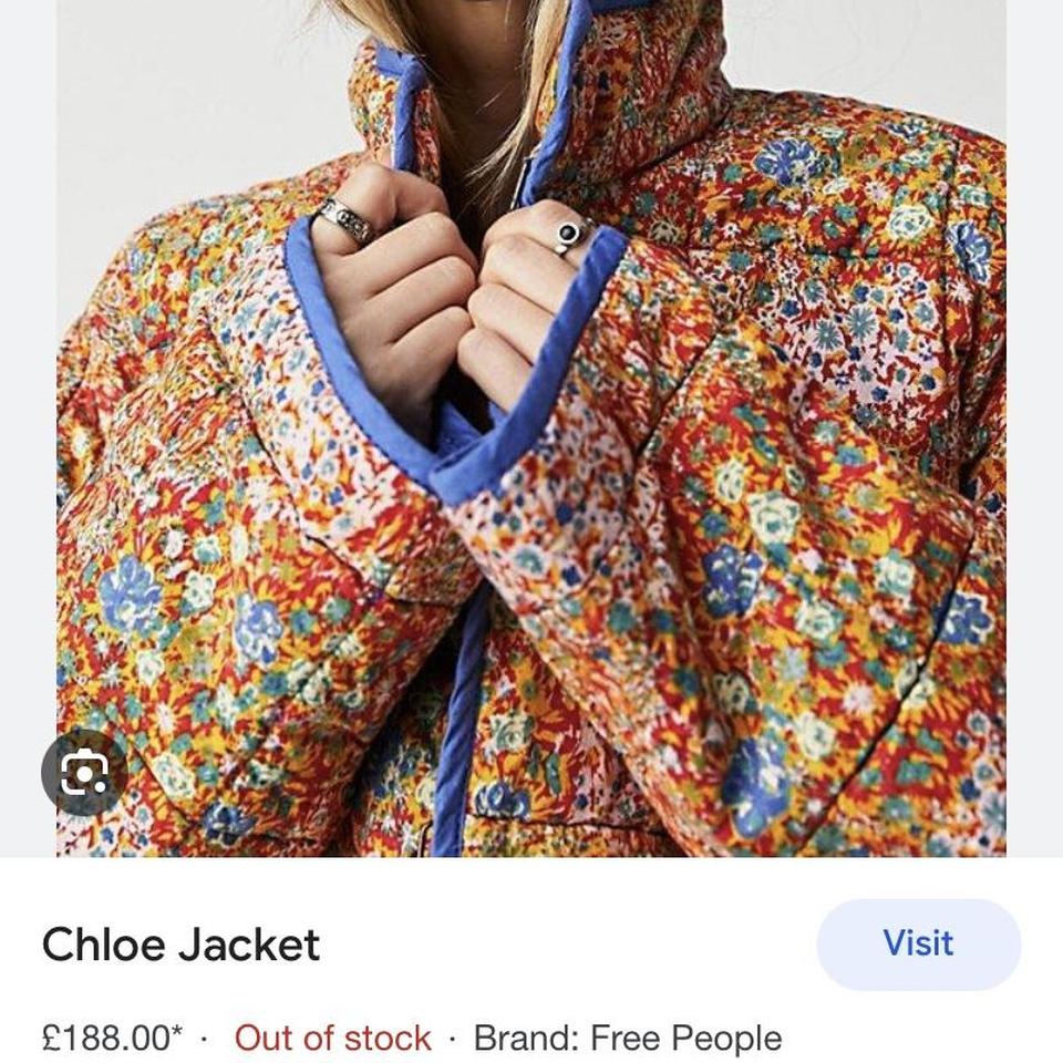 Brand New Free People Quilted Chloe Jacket... - Depop