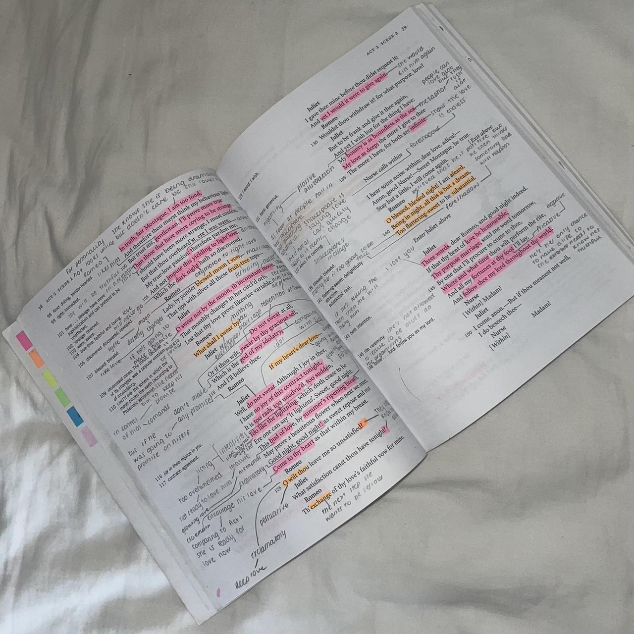 Gcse english literature romeo and juliet annotated depop