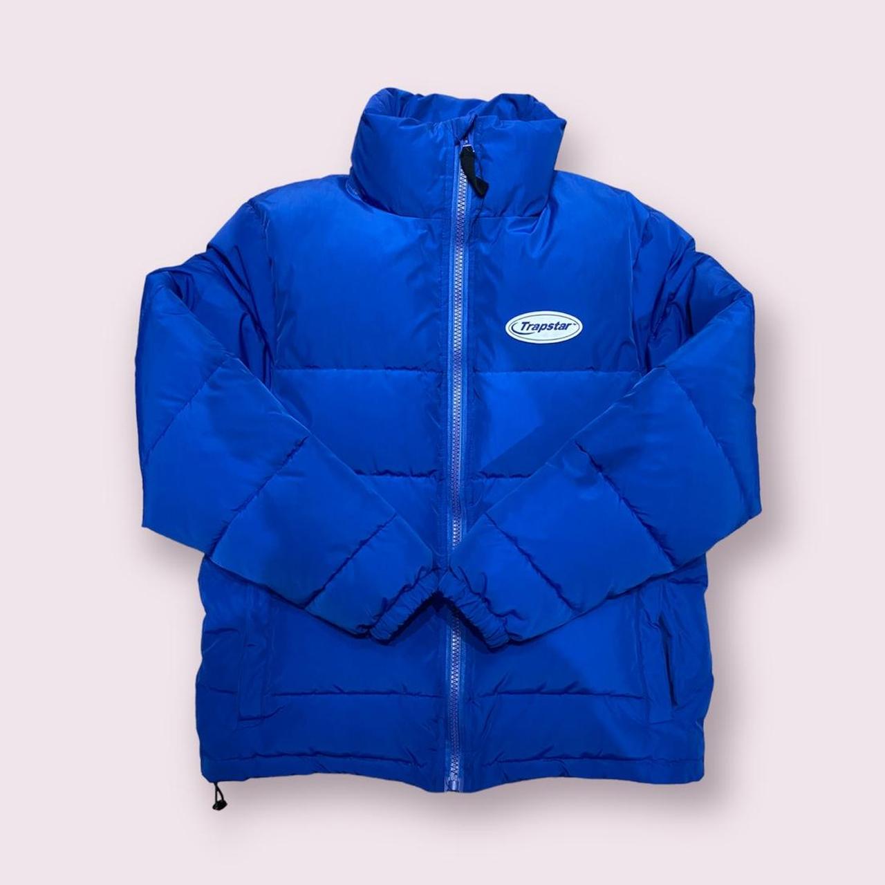 TRAPSTAR BLUE HYPERDRIVE BARELY WORN, 10/10... Depop