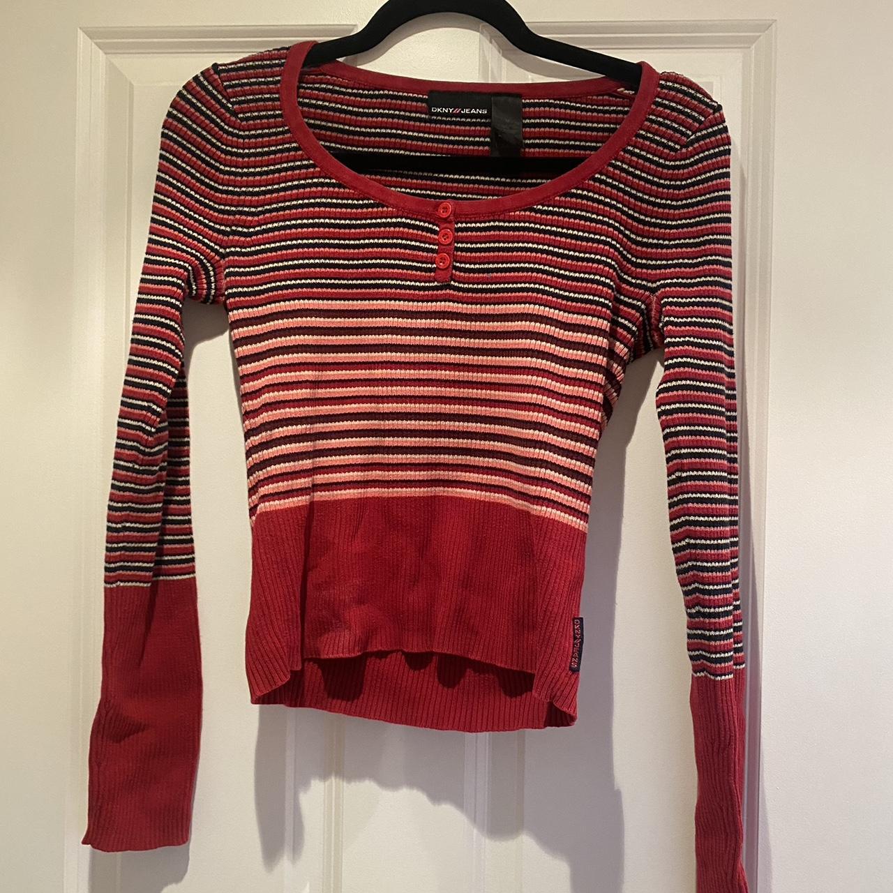 Amazing DKNY jeans long sleeve top - Some flaws and... - Depop
