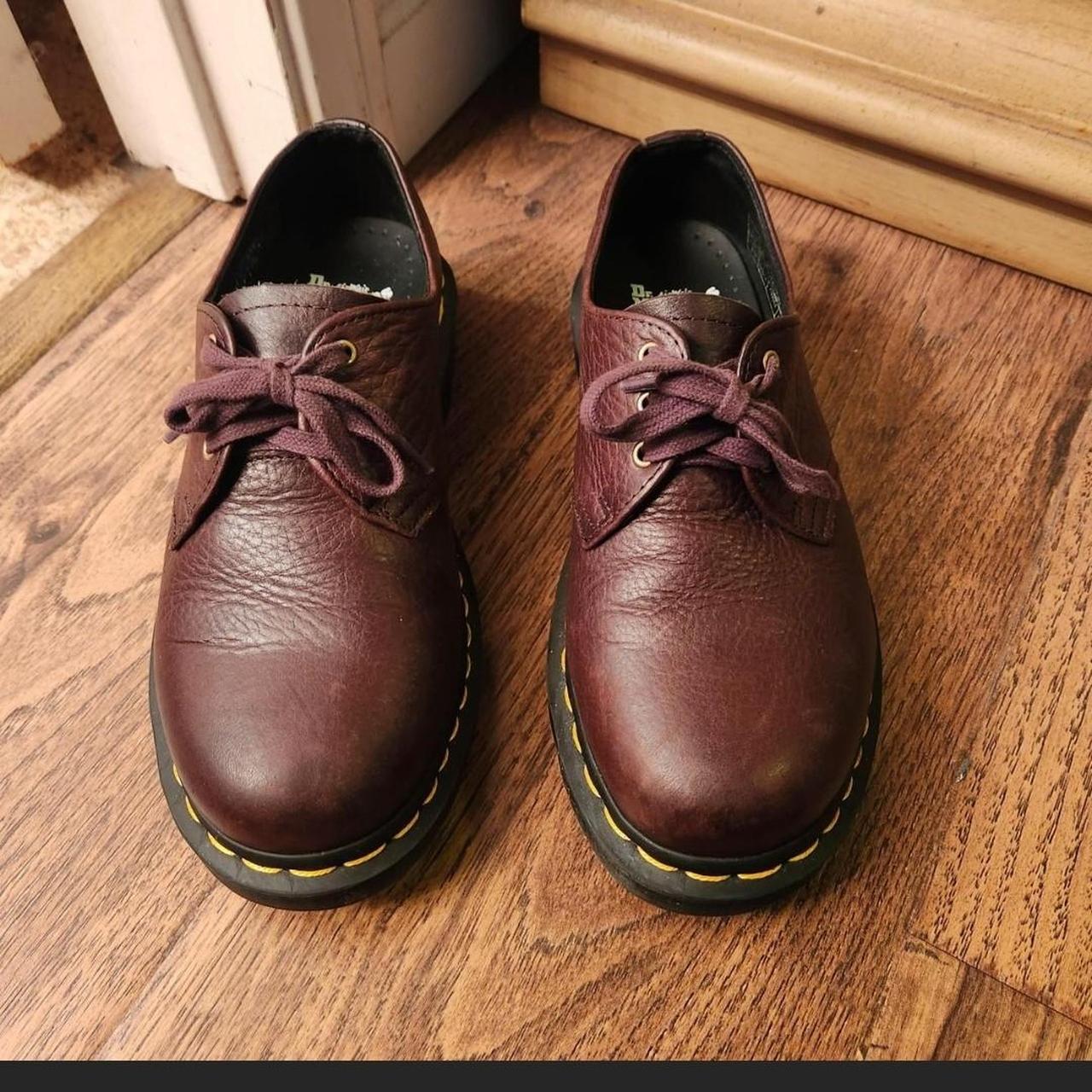 Brown soft cheap leather doc martens