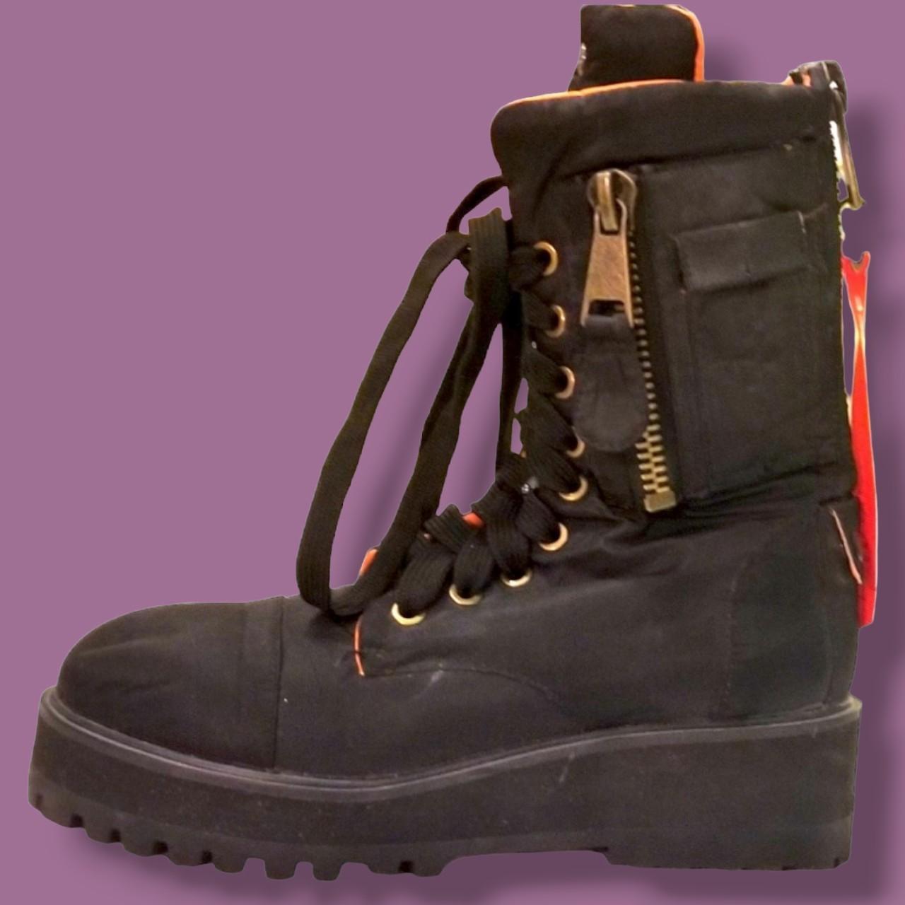 Poster girl shop combat boots