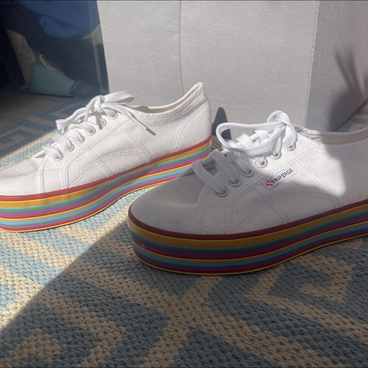 red superga platform