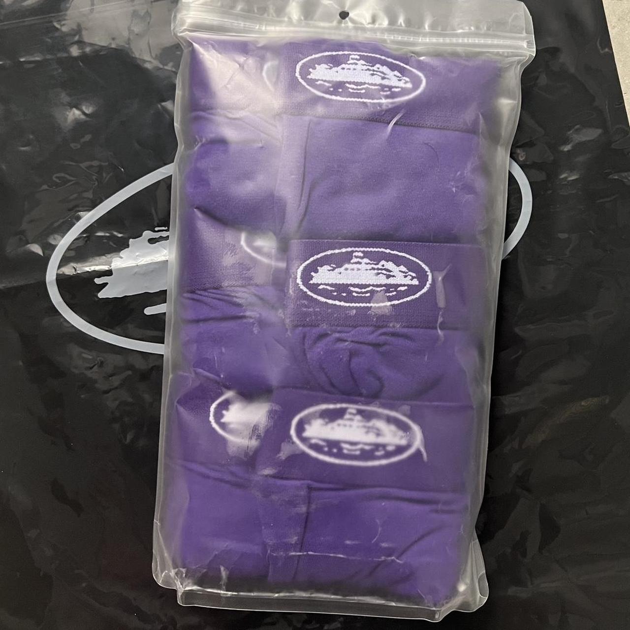 Corteiz purple boxer briefs Brand new never opened... - Depop