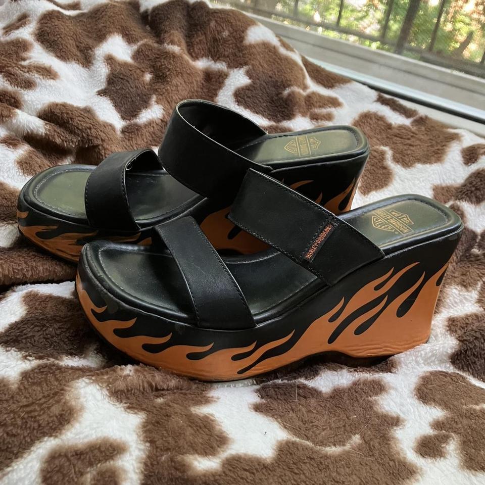 Harley davidson hot sale platform sandals