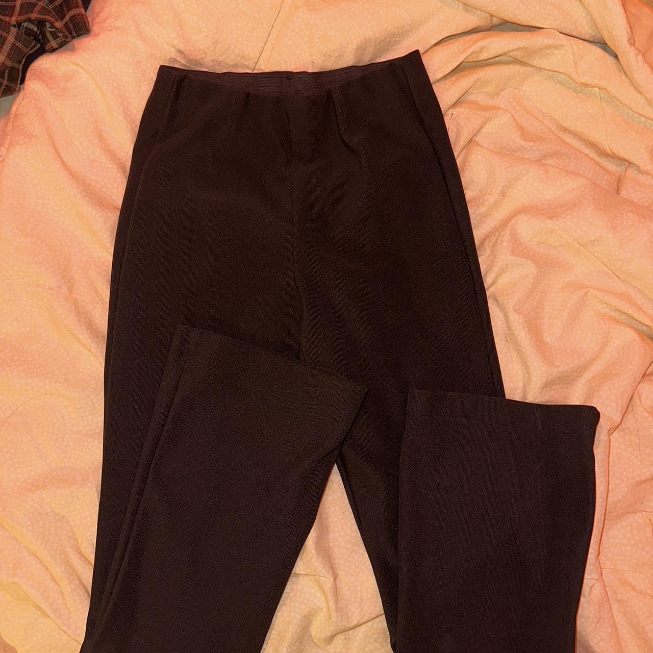 Zara CROPPED FLARE PANTS