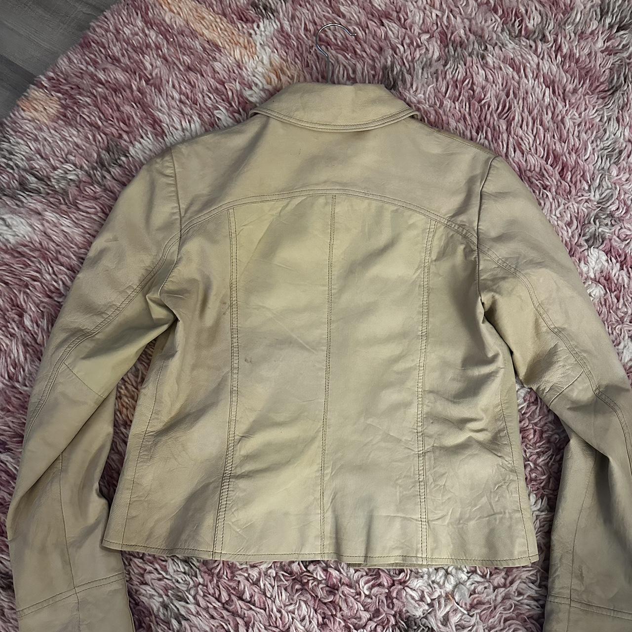 Guess Women's Cream Jacket | Depop