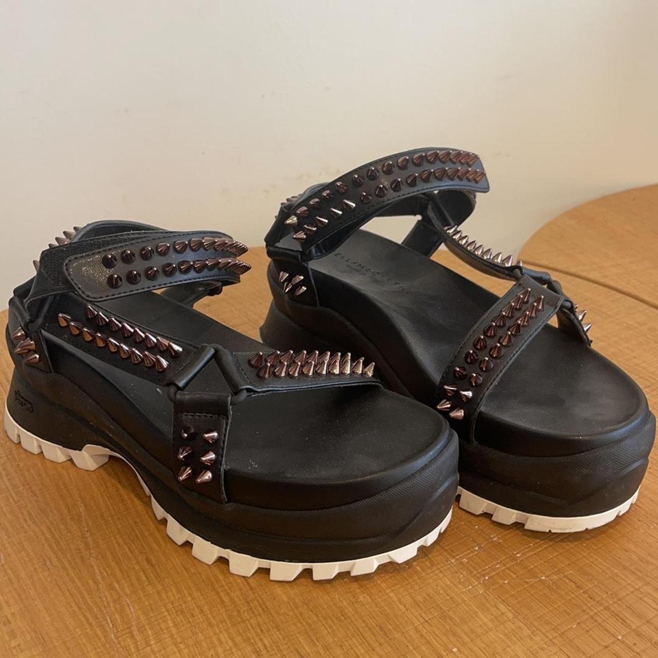 Stella McCartney Vibram black gold studded trace | Depop