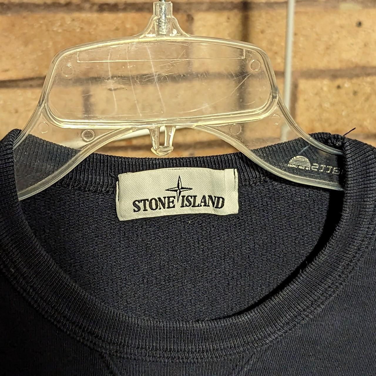 Navy Blue Stone Island Jumper. Purchased from... Depop