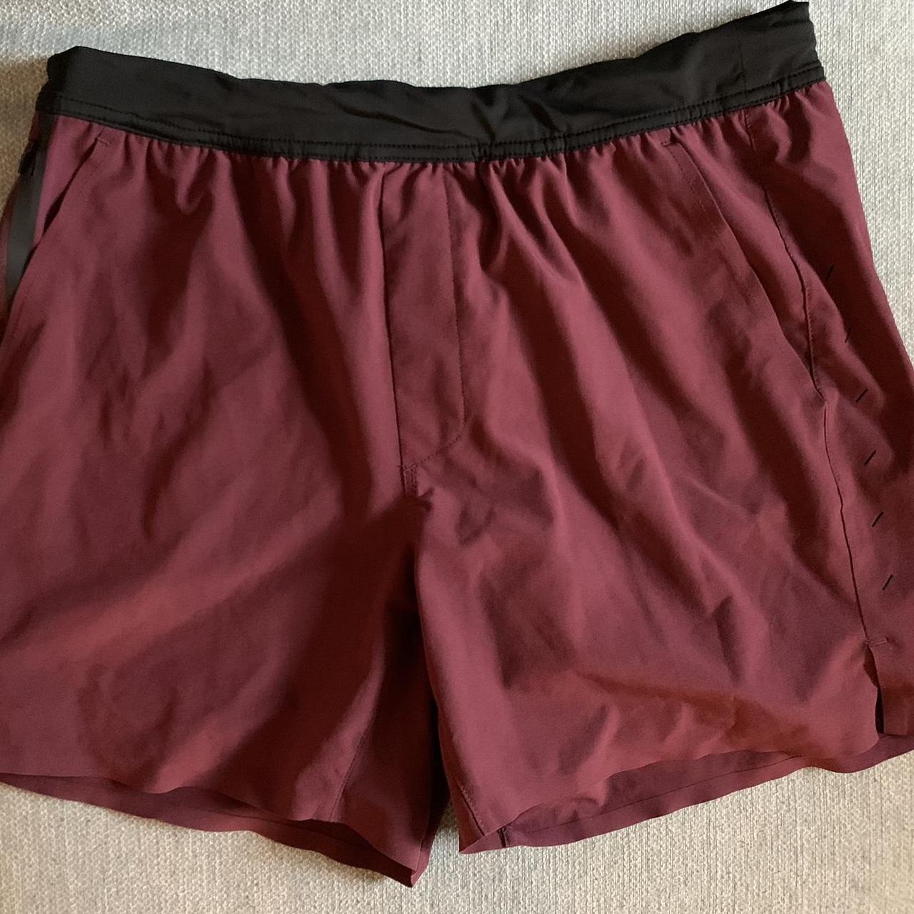 Gymshark Men's Red Shorts Depop