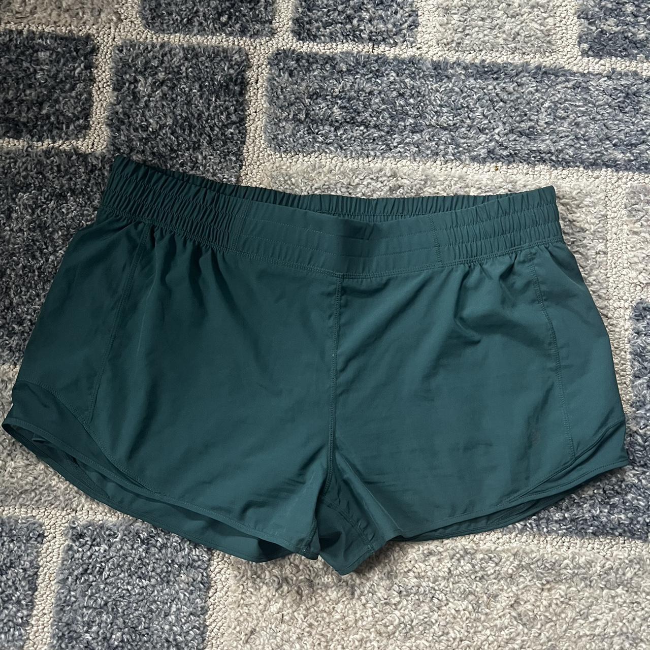 MPG Green/Blue Workout shorts size XXL! Slight wear... - Depop