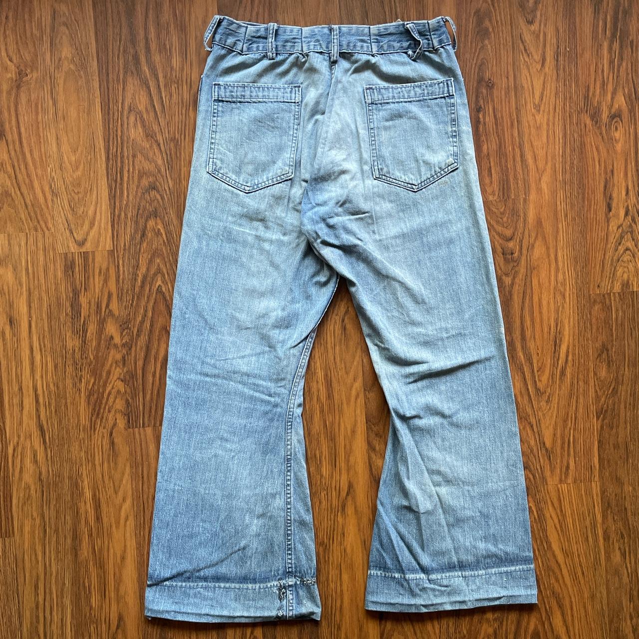Vintage SeaFarer sailor jeans (Size) made in the USA... - Depop