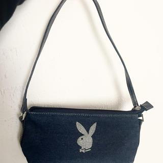 NWT Playboy Vintage Y2K Small Hand Bag Purse Brown