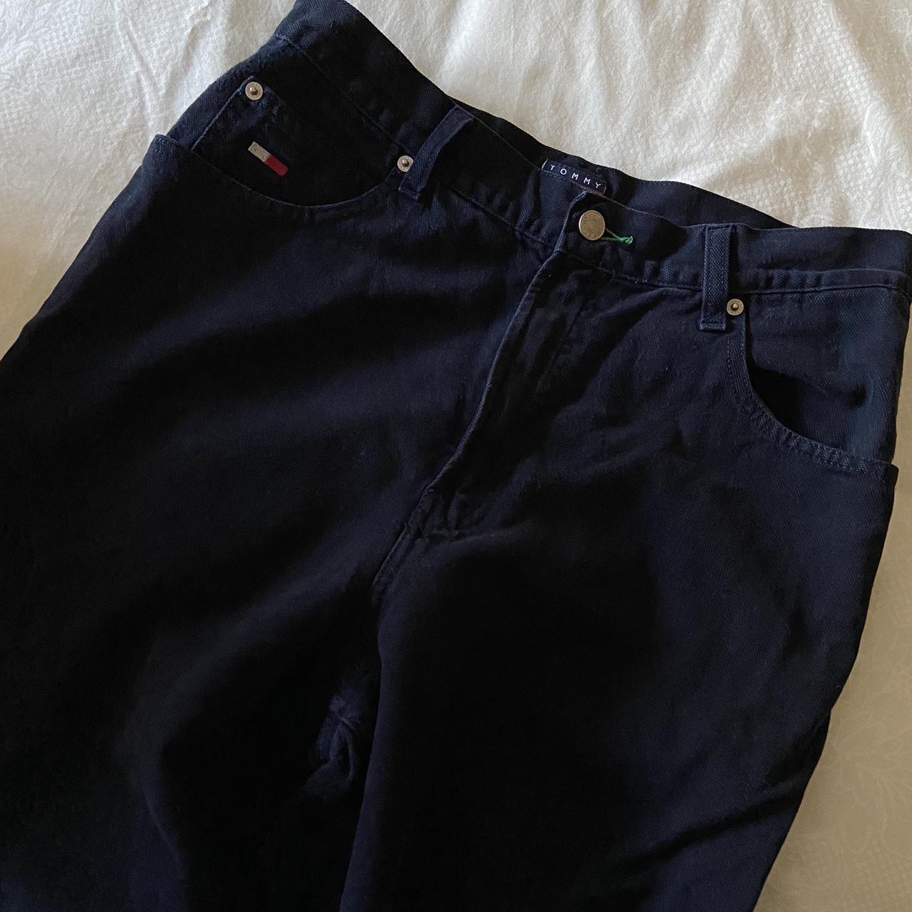 Navy Tommy Hilfiger carpenter pants in really good... - Depop