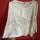 Motherhood maternity women's white and cream blouse