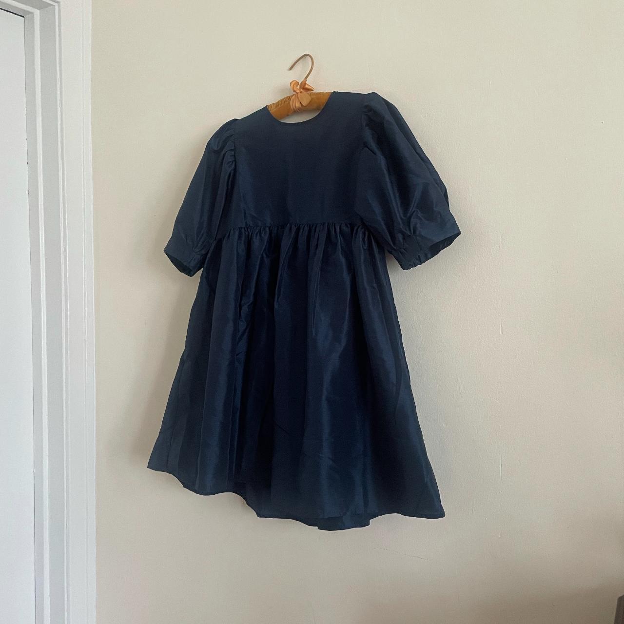 Kika Vargas Navy Blue baby doll dress. Brand new! I... - Depop