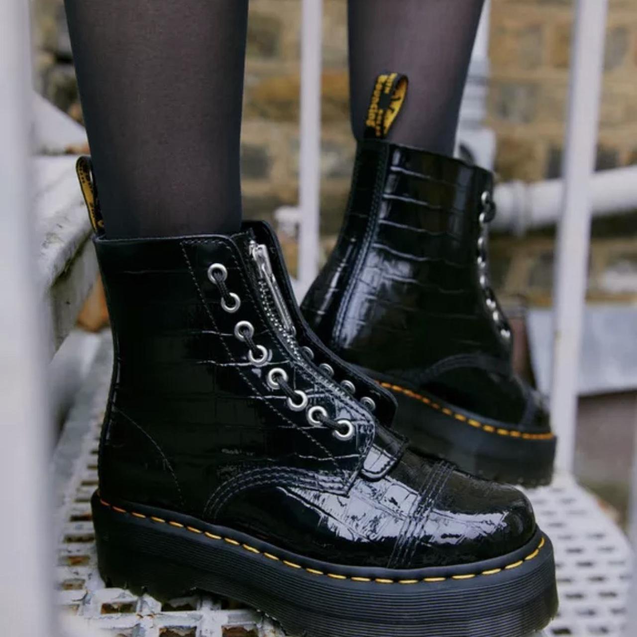 Style Patent Leather Doc Martens Street Style Black Patent Doc