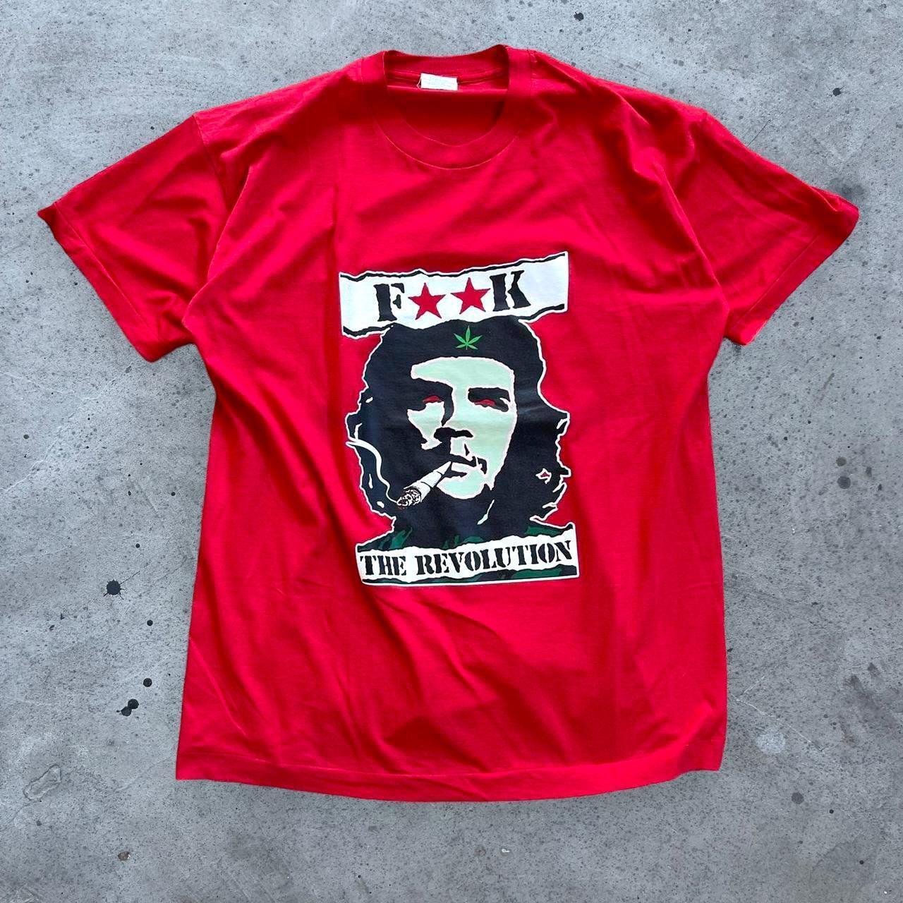 Vintage 90s Mexican Bootleg Ernesto Che Guevara All Over Print T-Shirt Size  XL