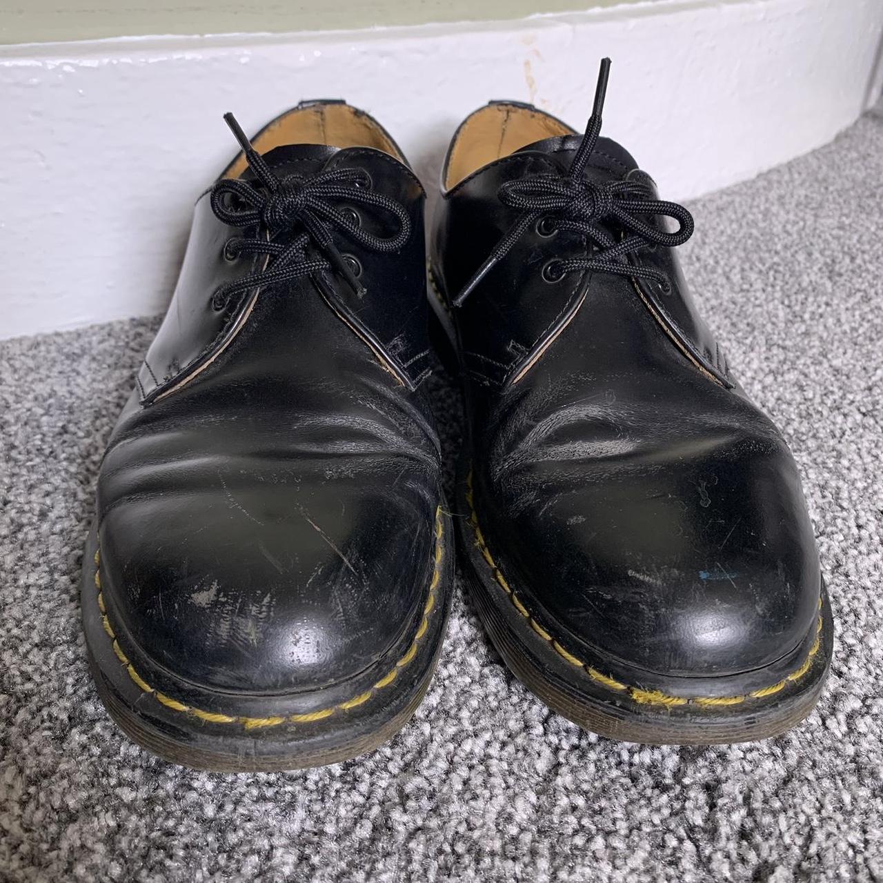 Dr. Martens 1461 leather Oxford shoes in black, UK... - Depop