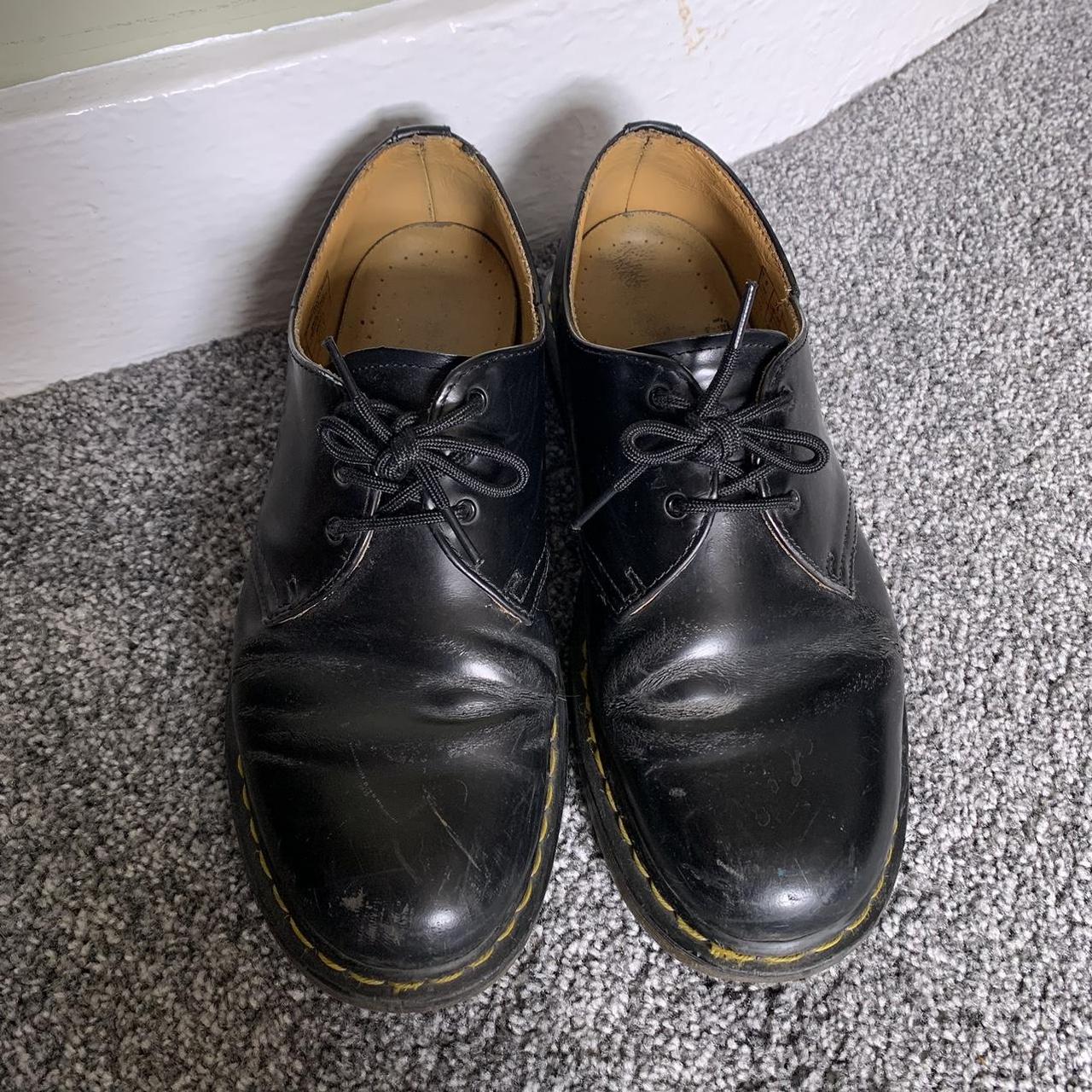 Dr. Martens 1461 leather Oxford shoes in black, UK... - Depop