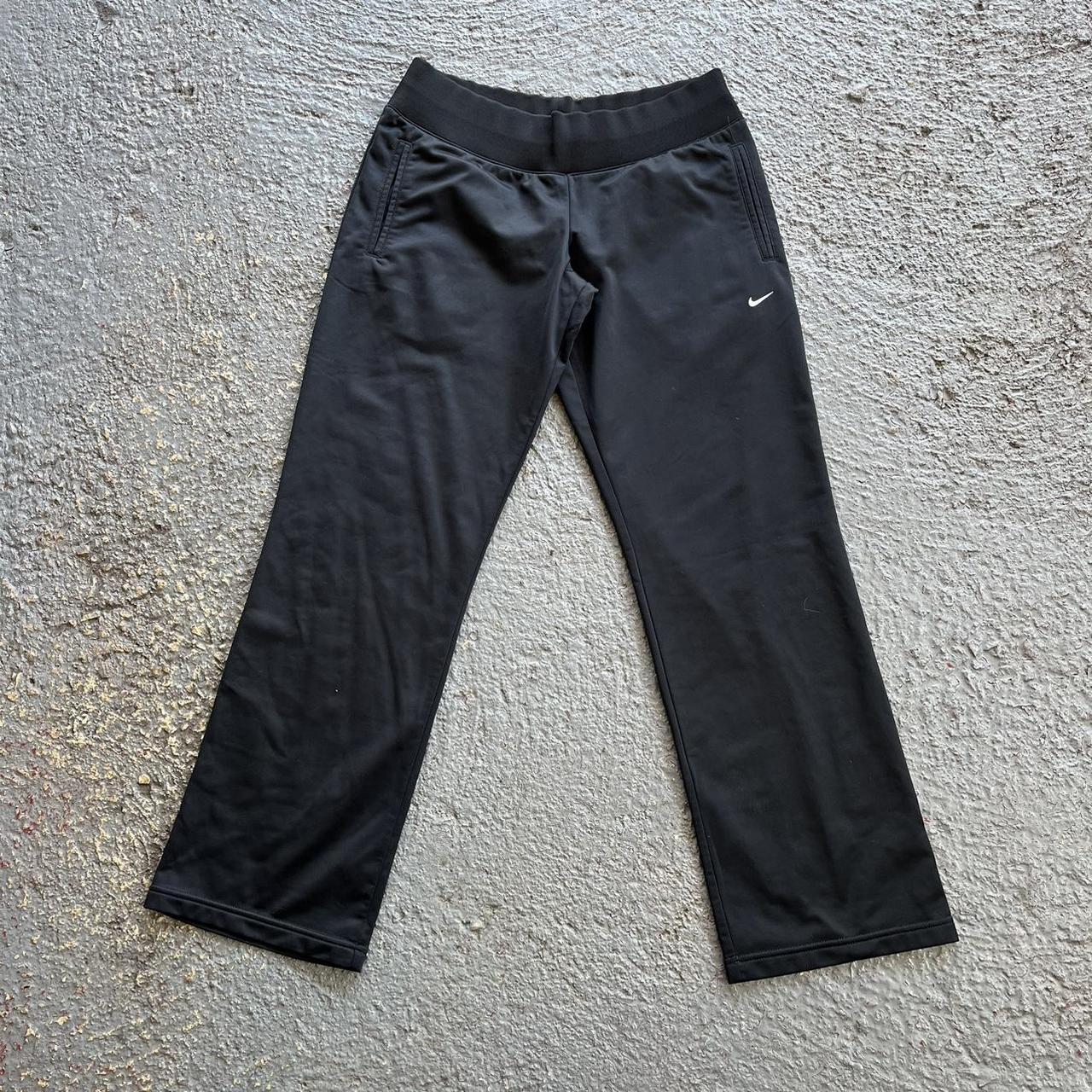 Y2k 00s black Nike joggers trackies Label missing... Depop