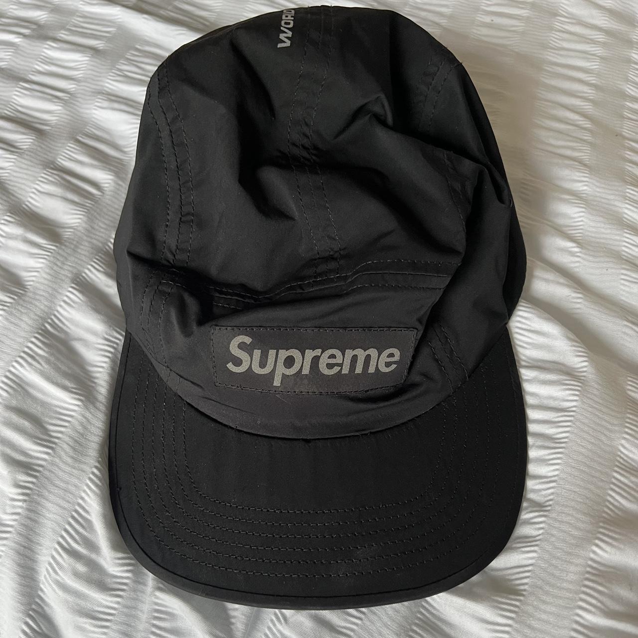 Supreme black cap - Depop