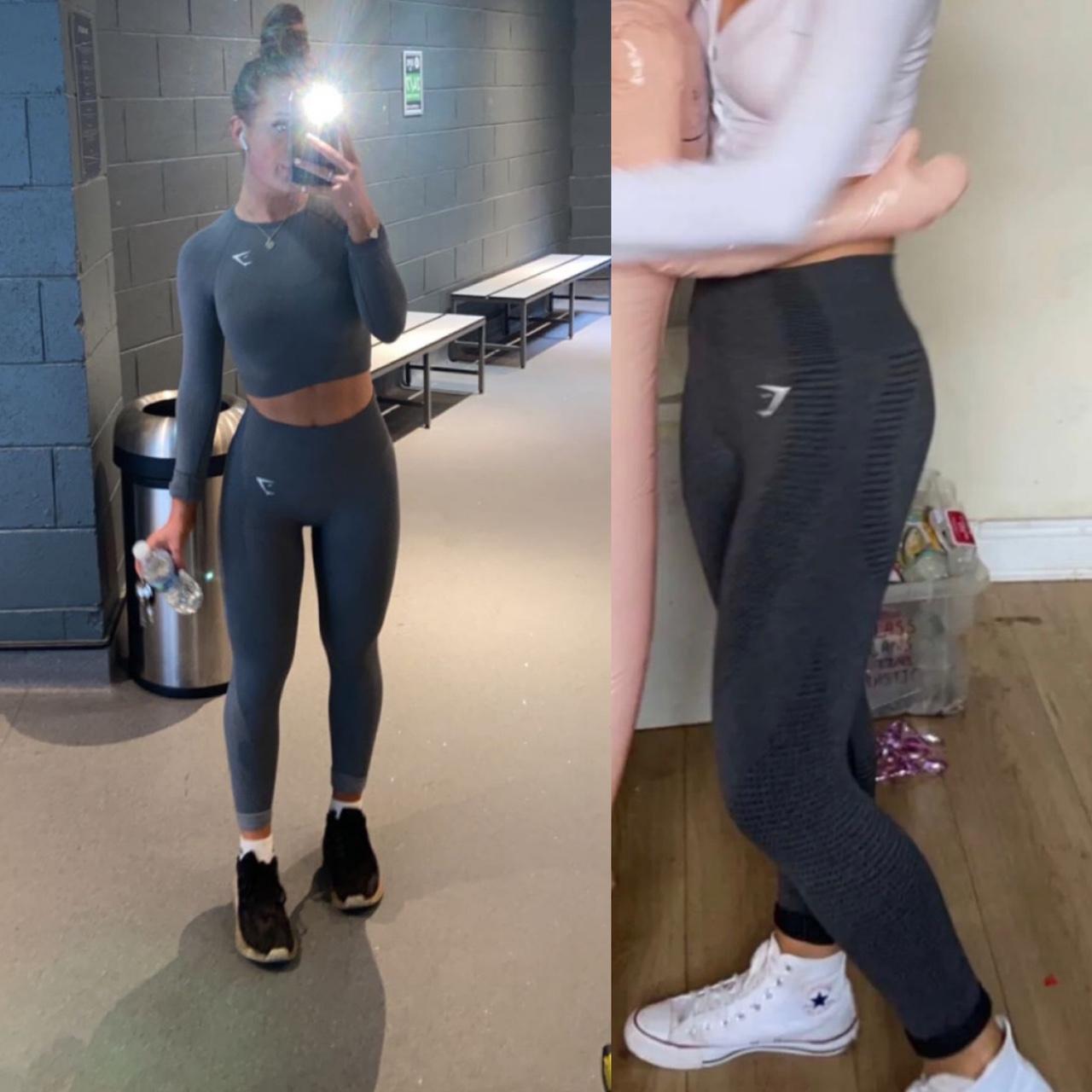 Gymshark Vital Seamless 2 0 Leggings Smokey Grey Depop   P0 