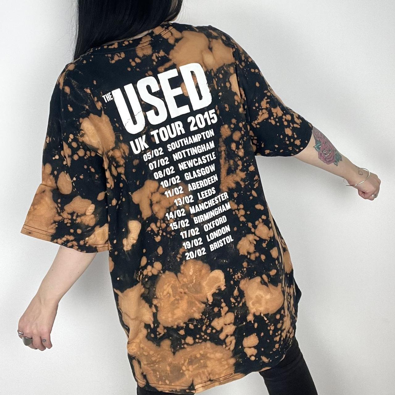 The Used 2015 reworked tour T-Shirt. Shirt has been... - Depop