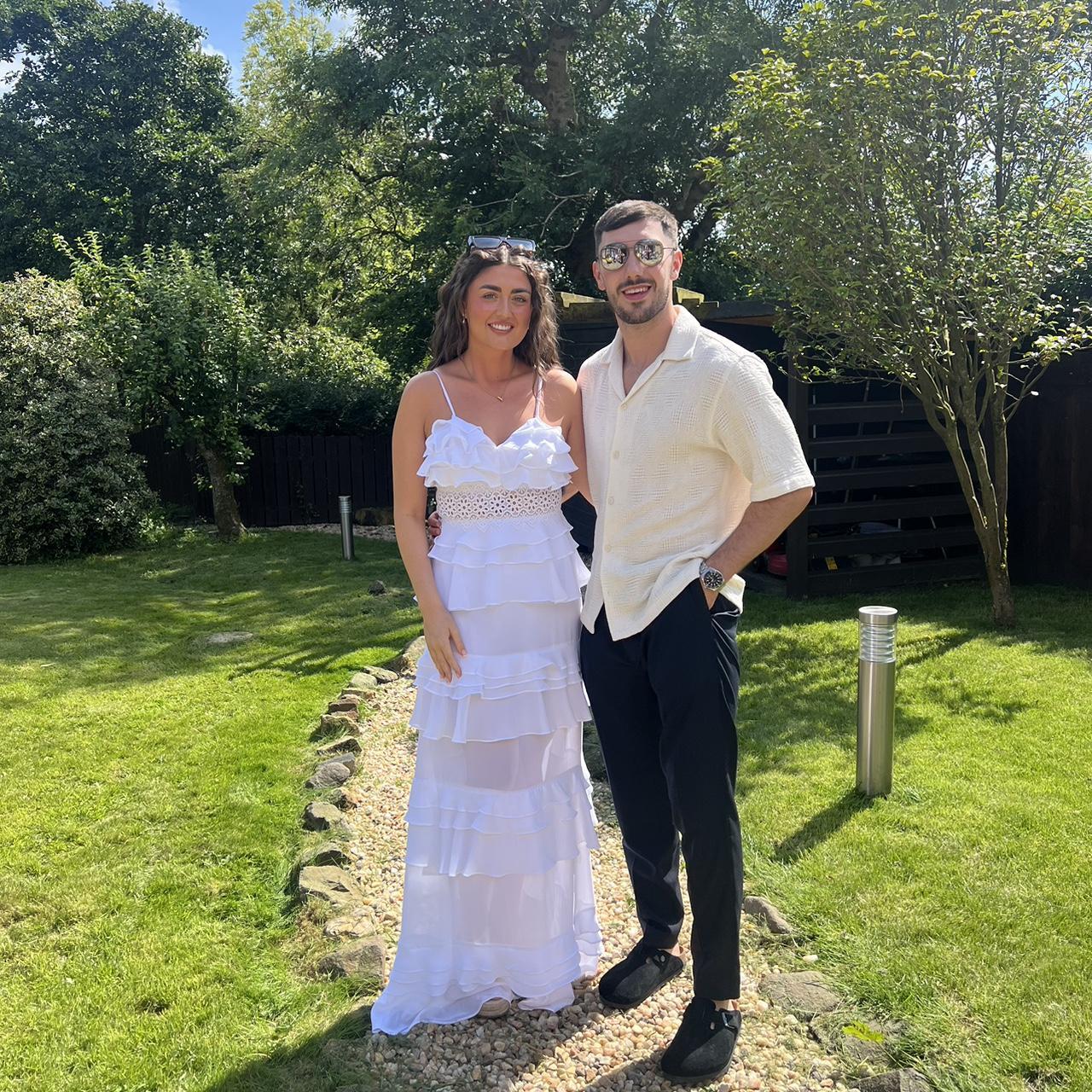 True Decadence Sophia White Plunge Front - Main Image