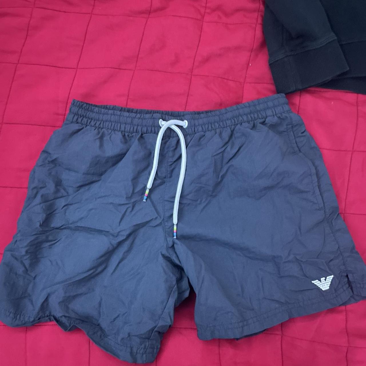 Emporio Armani swim shorts Size medium Depop