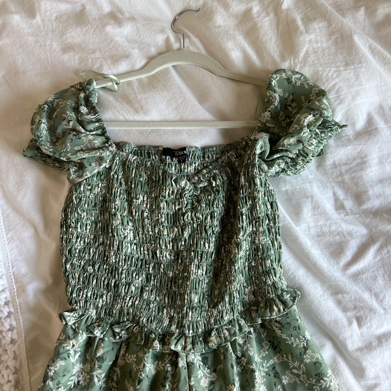 francesca's Women's Green Jumpsuit Depop