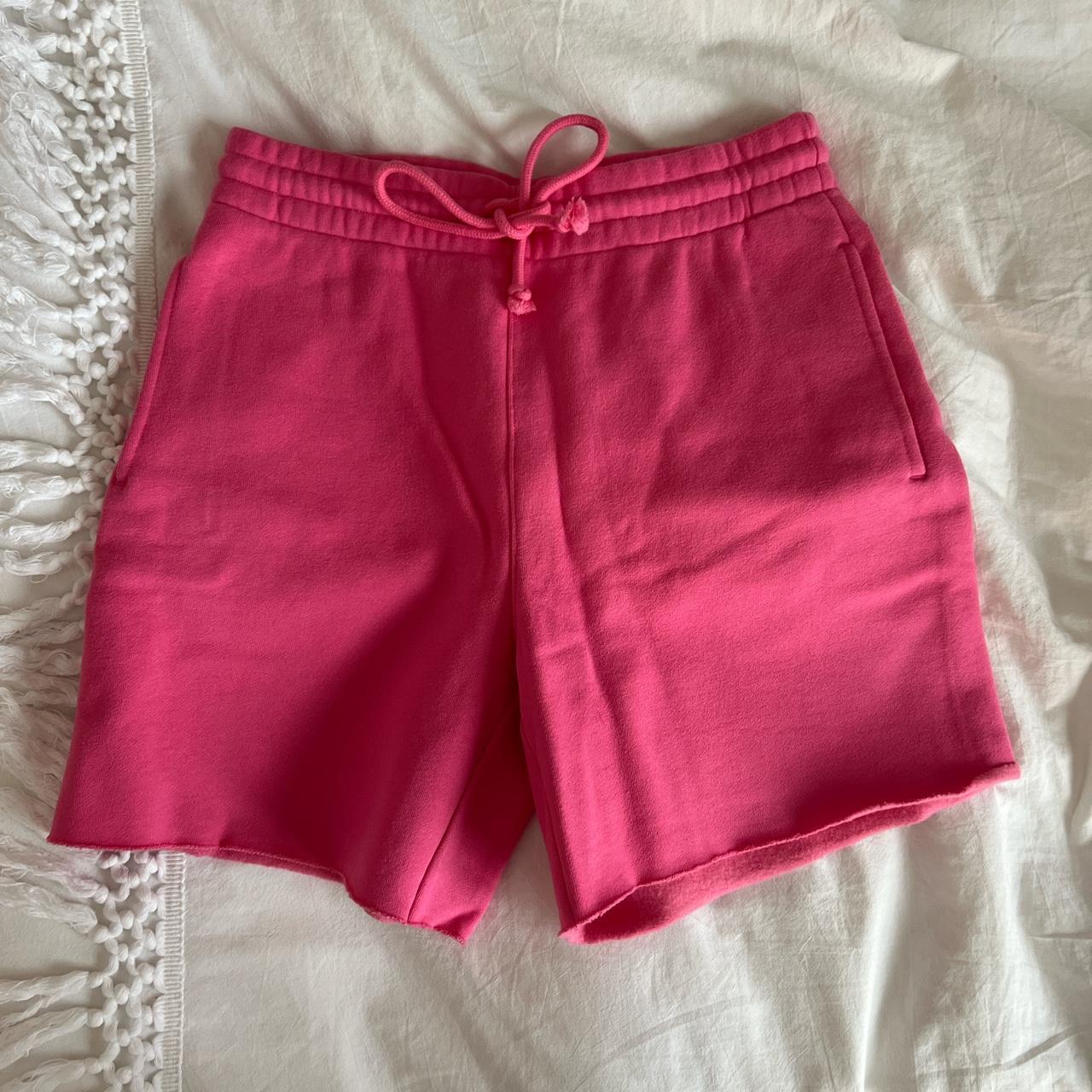 Aritzia TNA Cozy Fleece Boyfriend Shorts,