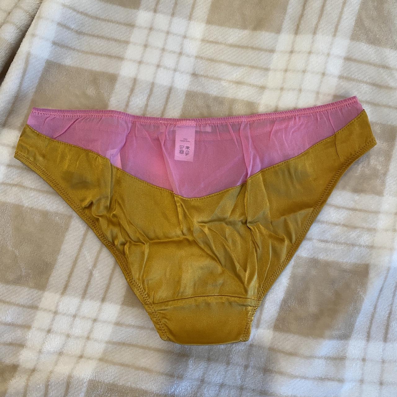 Araks Women's Gold and Pink Panties (2)