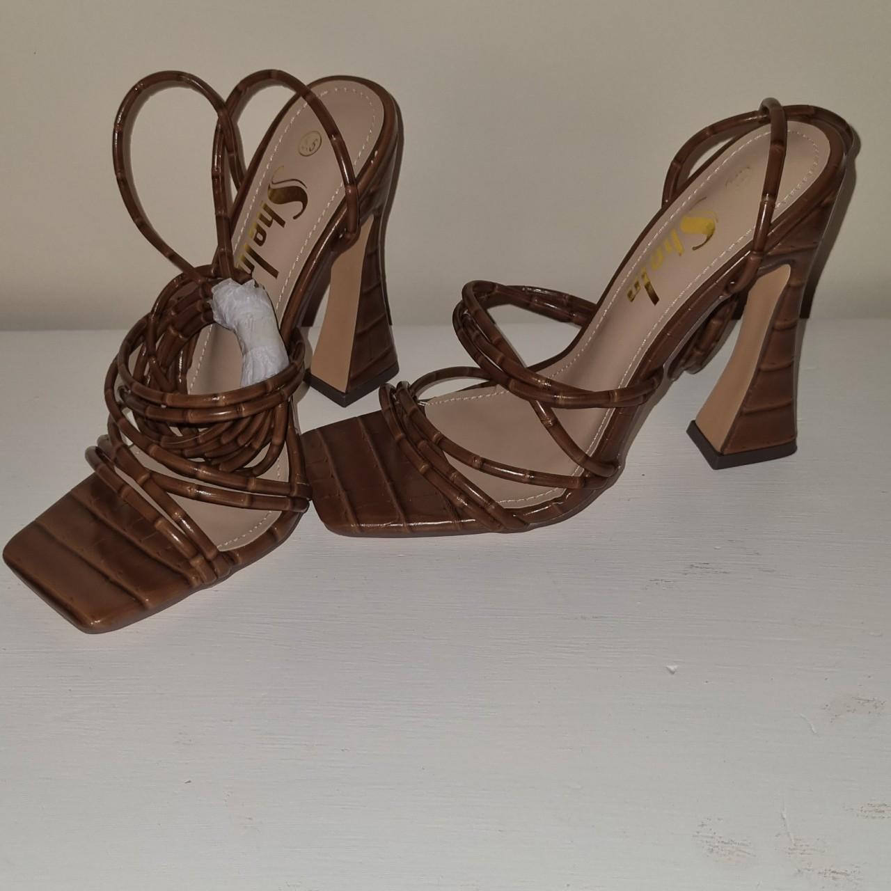 Shein brown heels . Size 3 /3.5 uk. New never worn Depop