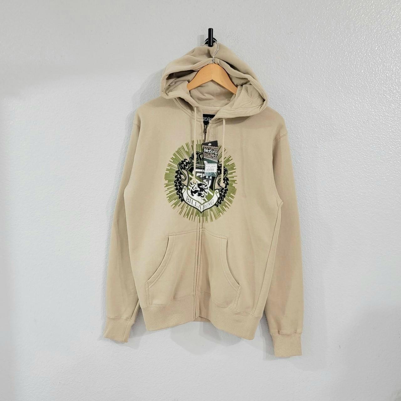 Billabong Skater Punk Style Zip Up Hoodie - Men's... - Depop