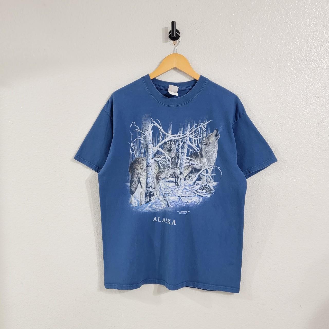 Wolves Wildlife Animal Alaska Tee - Men's size... - Depop
