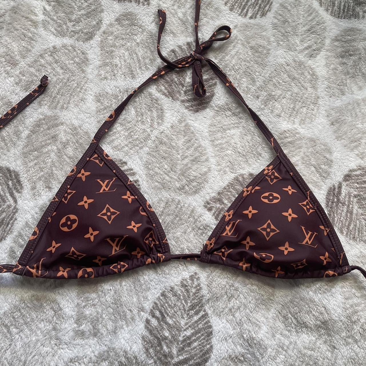Louis Vuitton Thong Bikini. Super cute only worn a - Depop
