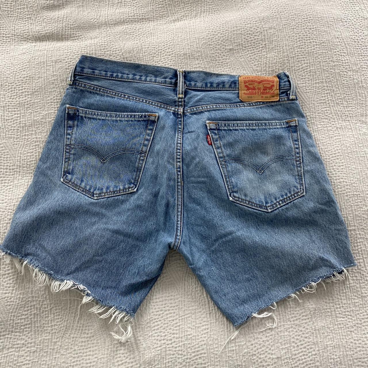 Levi’s cutoff jorts 36” waist true to size - Depop