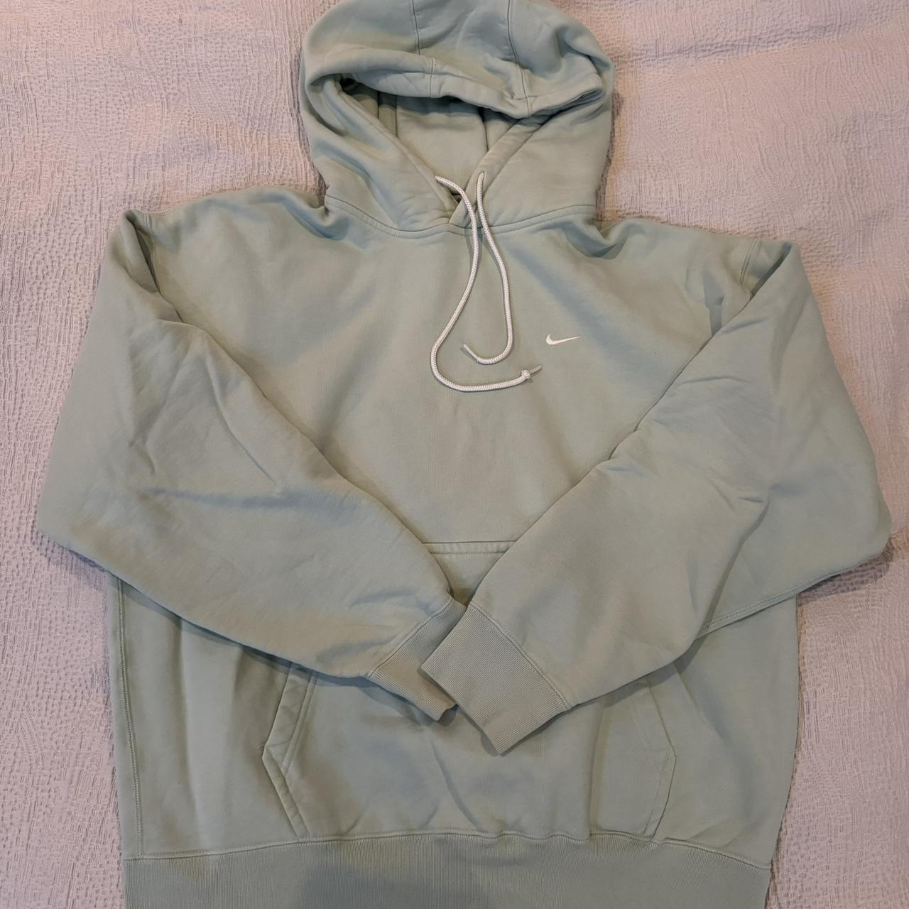 pale green nike hoodie