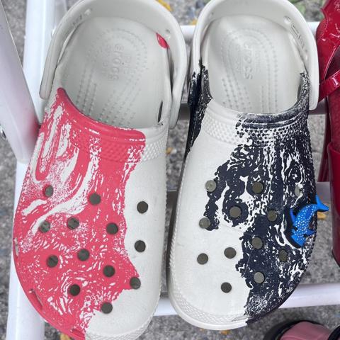 Custom painted clearance crocs