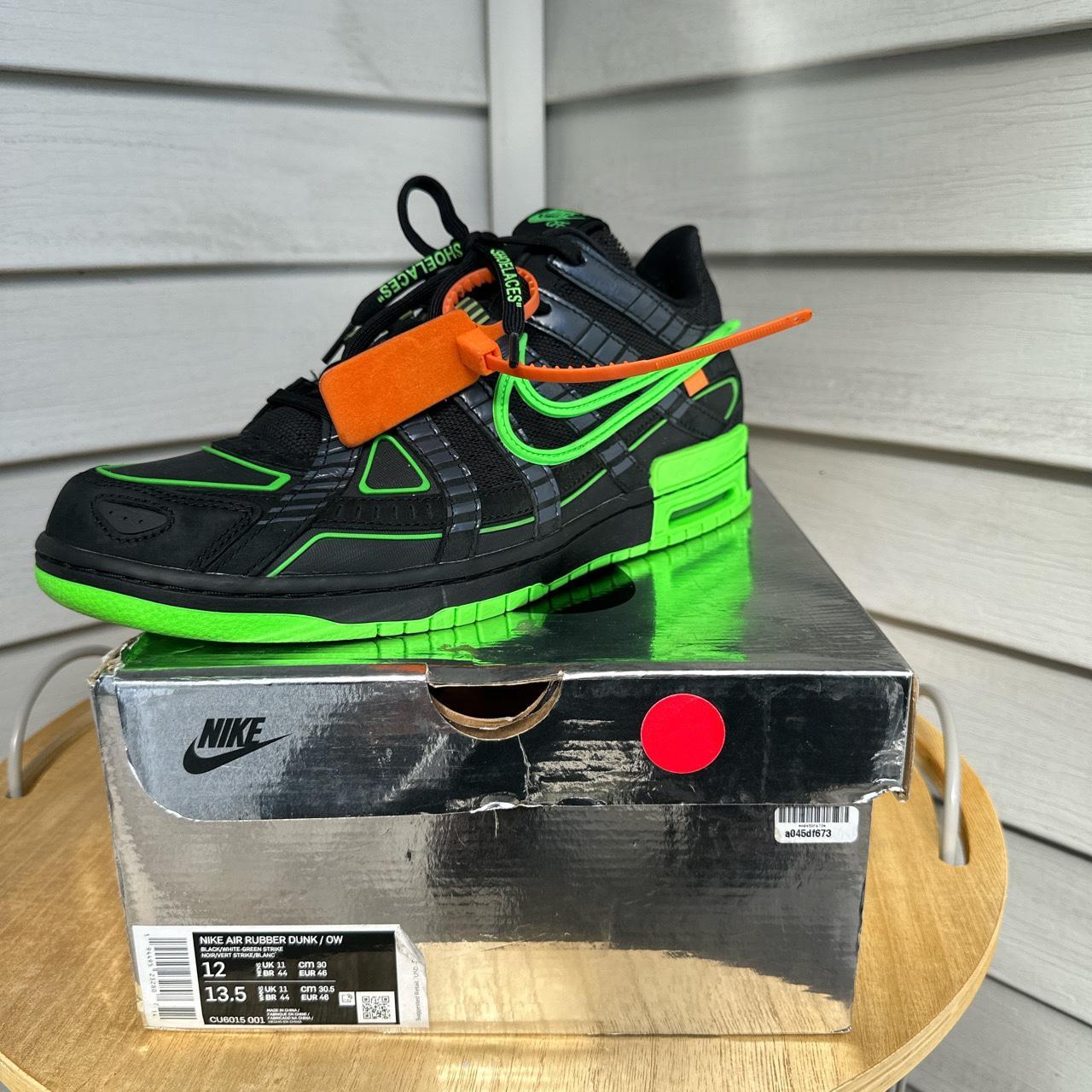 green rubber dunks