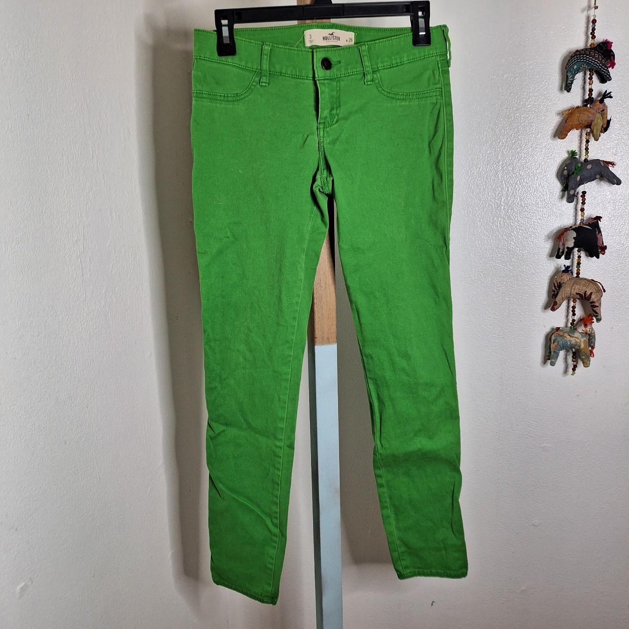 Hollister, Jeans, Green Hollister Cargo Pants