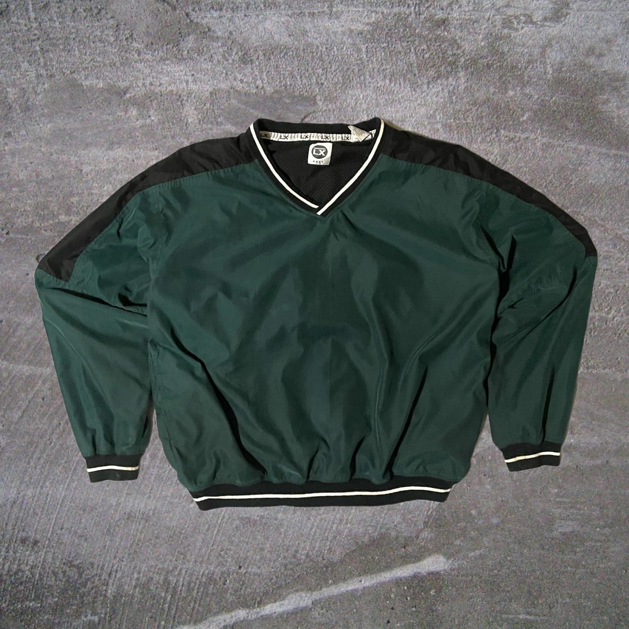 Men's Green and Black Sweatshirt | Depop