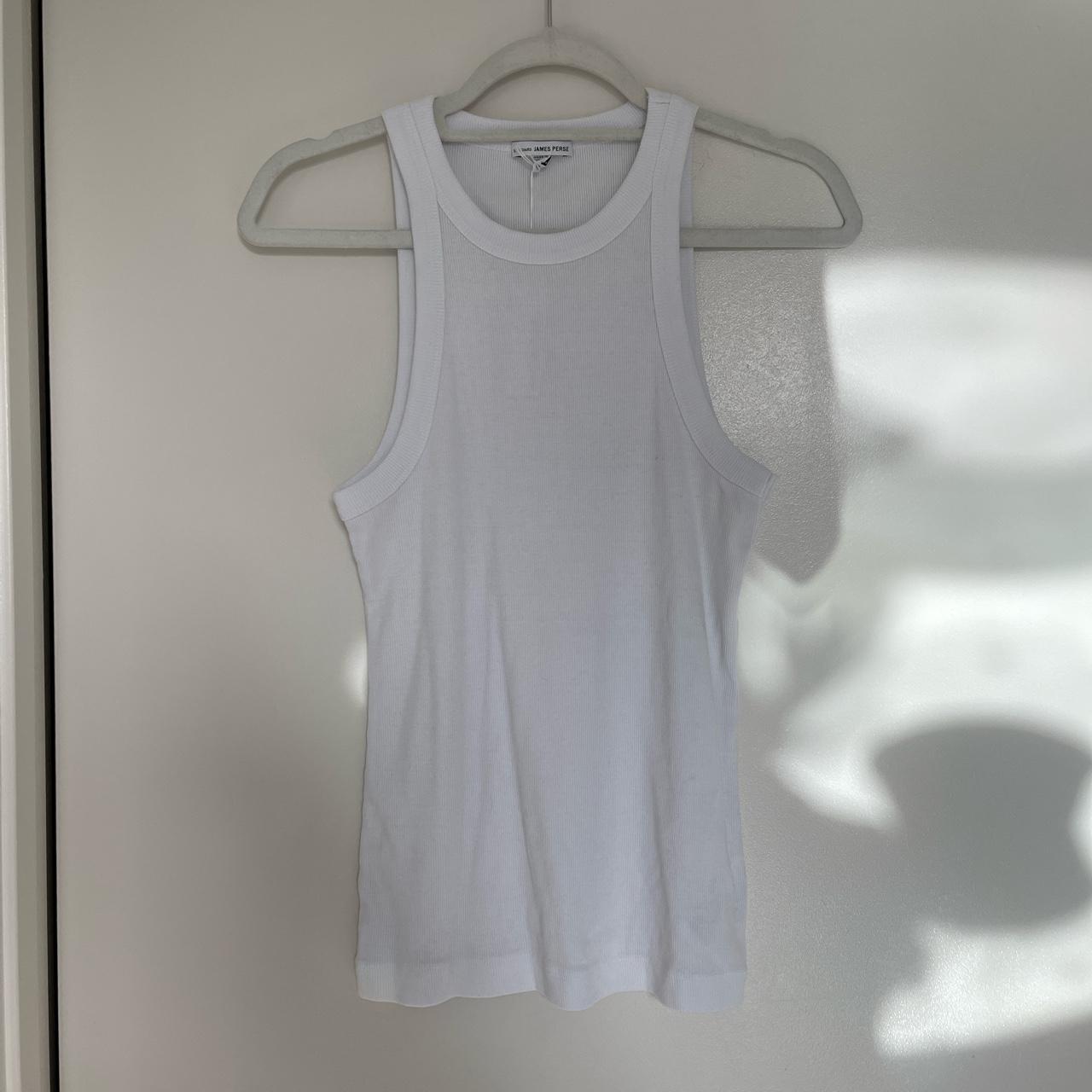 James Perse Women's White Vest (3)
