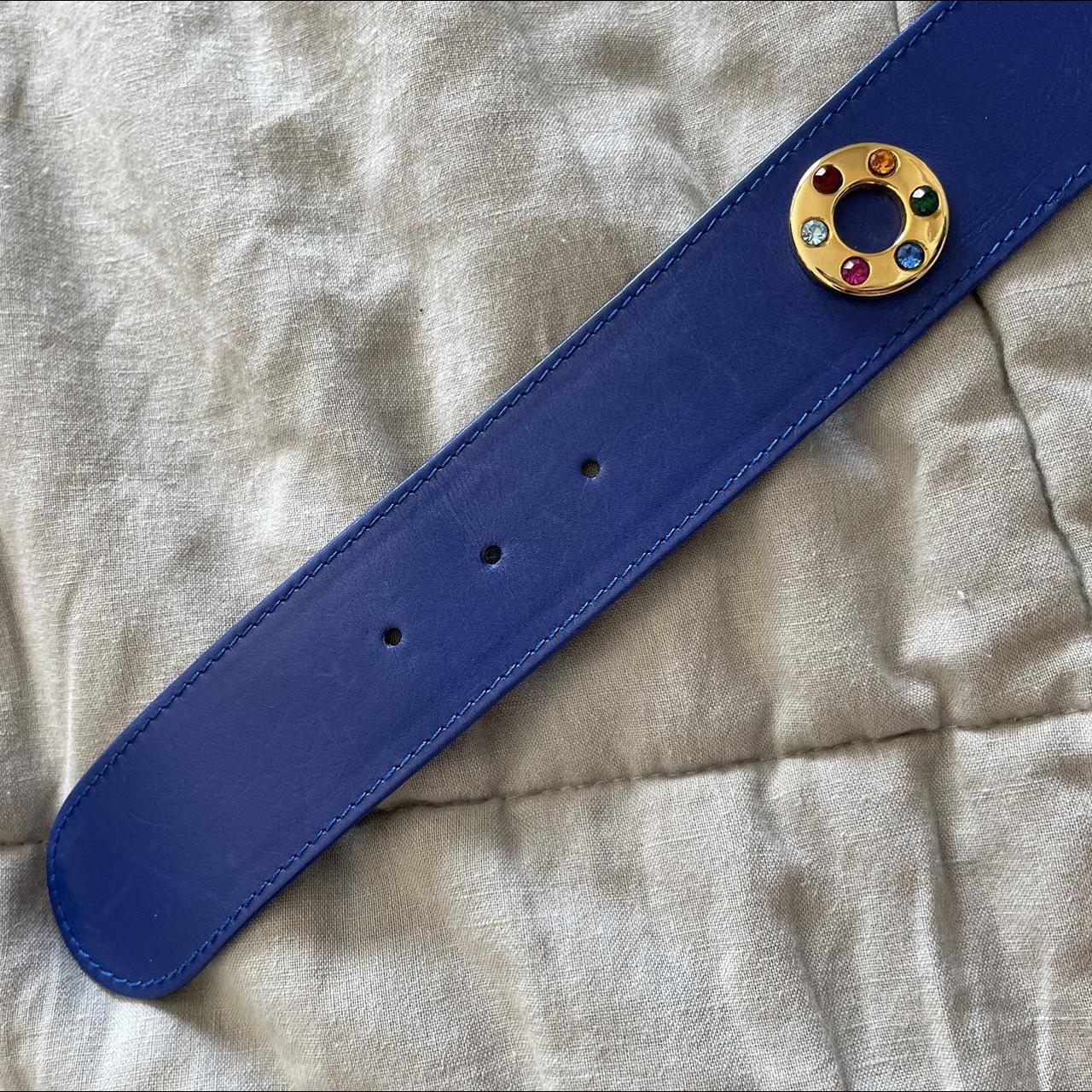 Royal blue clearance gucci belt