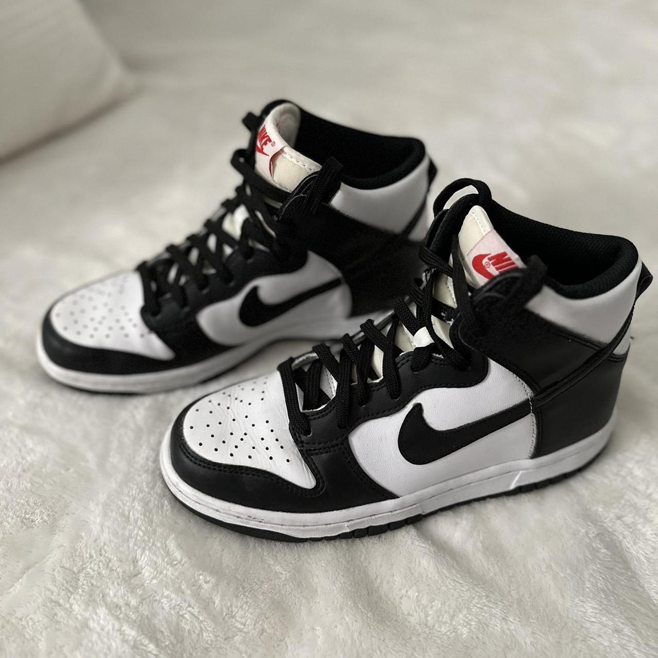 Black and white Nikes Panda dunks Worn a couple of... - Depop